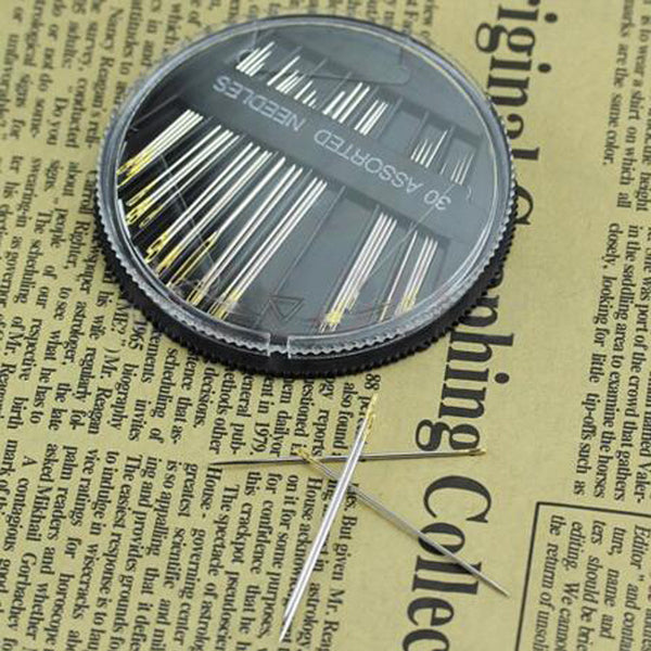 30 pcs Assorted Hand Sewing Needles Embroidery Mending Quilt Repair