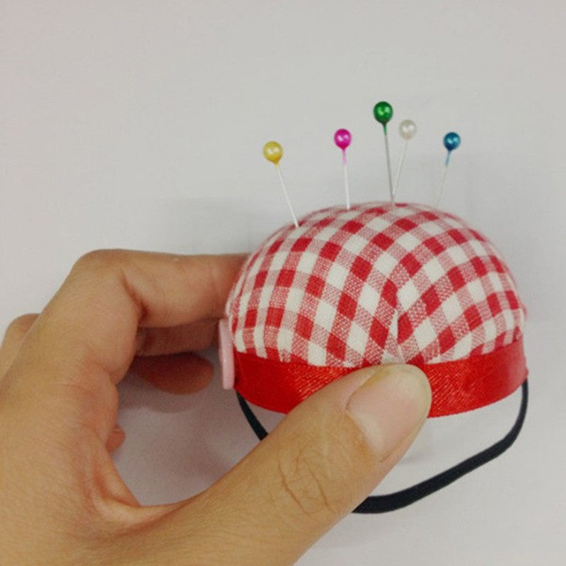 Ball Shape Needle Pin Cushion With Elastic Wrist Belt