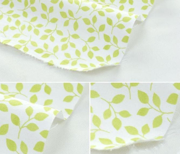 Bundle Of 5 100% Cotton Fat Quarters – Green Plaid Stripe Floral Collection