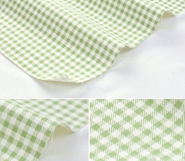 Bundle Of 5 100% Cotton Fat Quarters – Green Plaid Stripe Floral Collection