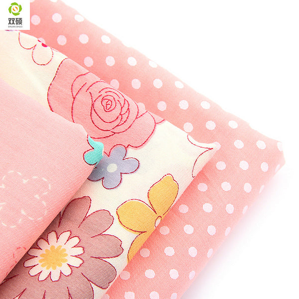 Bundle Of 3 100% Cotton Fat Quarters – Pink Collection