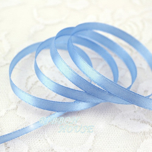 25 yards/roll  6mm Single Face Satin Ribbon